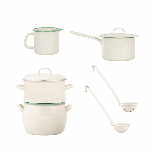 Emaljpaket - Klassiker - Cream Lux