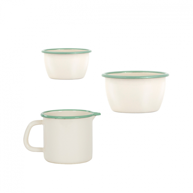 Student Såskanna och Skålar - Cream Lux