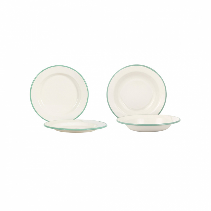 Tallrikspaket - 8 delar - Cream Lux i gruppen Utvalda paket hos Kockums Jernverk AB (PA-9908-004)