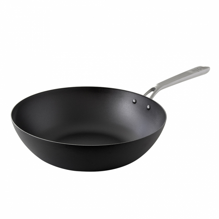 Carbon Steel Stir fry pan 32 cm i gruppen Kolstålsstekpannor hos Kockums Jernverk AB (WOK32-080)